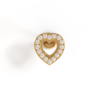 Cupid's Love Gold Titanium flat back