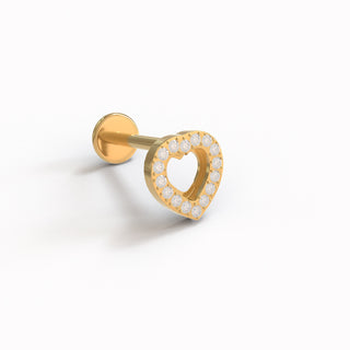 Cupid's Love Gold Titanium flat back