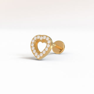 Cupid's Love Gold Titanium flat back